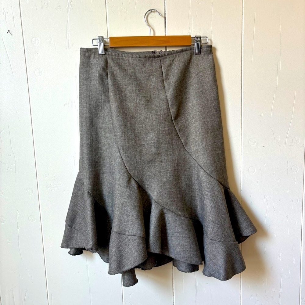 Brow Skirt Pencil Ruffle